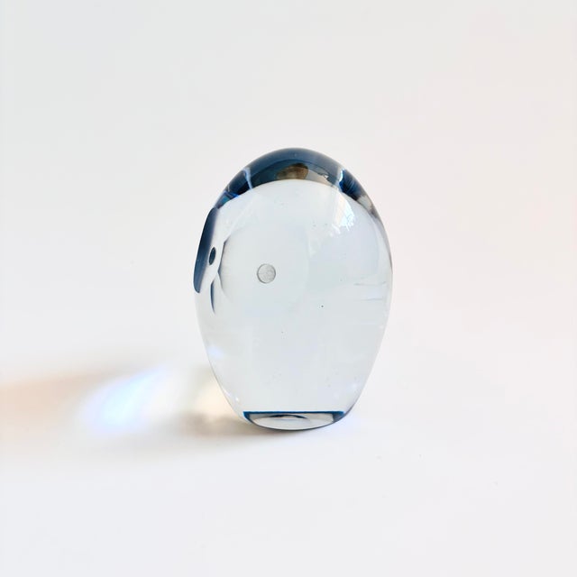 Mid-Century Modern Mid Century Art Glass Owl For Sale - Image 3 of 10