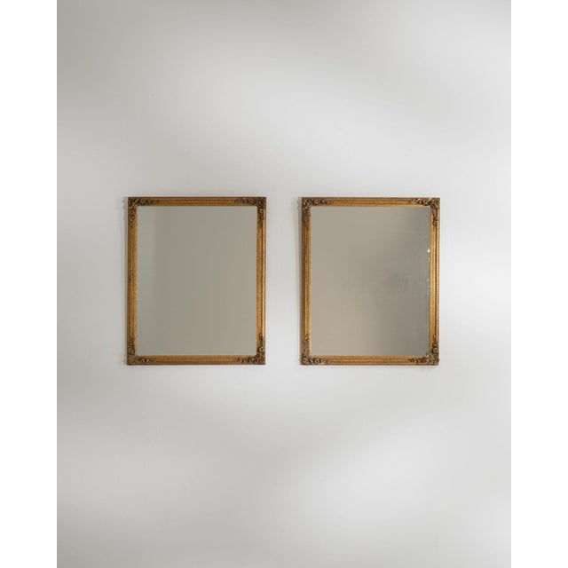 Early 20th Century France Gold Wood Mirror For Sale - Image 4 of 7