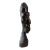 Abstract Hand Carved Ebony Wood Bust Sculpture, African Tribal Brutalist Modern For Sale