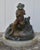 Heinrich W Hirschen Bronze Fishing Boy Antique Austrian Figure With Onyx Base For Sale In Philadelphia - Image 6 of 17