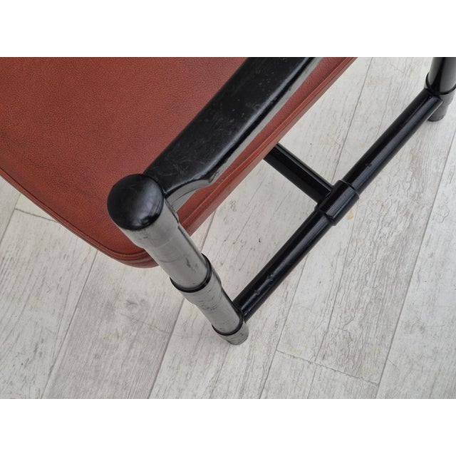 Set of Finnish Leather & Birch Armchairs by Lepokalusto, 1970s For Sale - Image 18 of 18