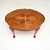 Figured Walnut Pie Crust Coffee Table, 1930s For Sale - Image 4 of 5