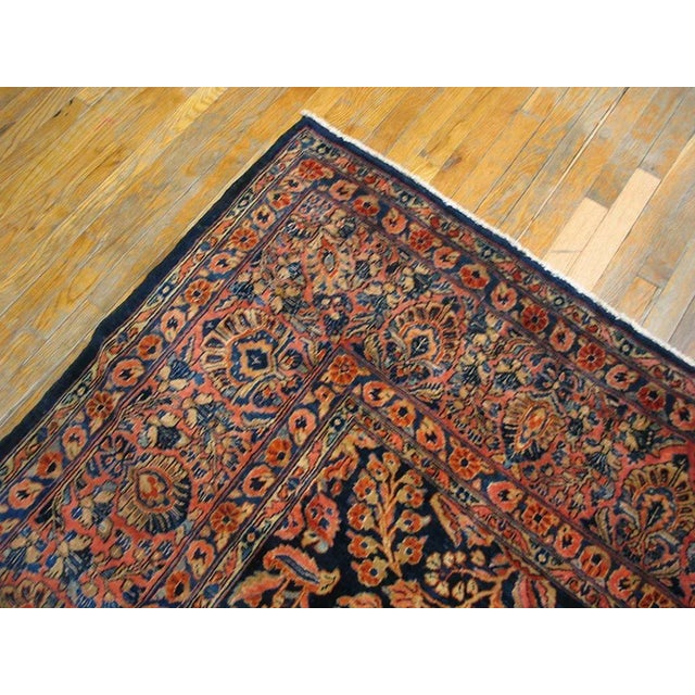 1920s Antique Persian Sarouk Rug 10' 2" x 19' 8" For Sale - Image 5 of 5