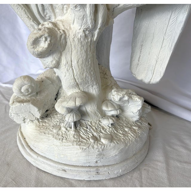 Vintage Mid Century Modern Coastal Tropical Bird Lamp For Sale - Image 9 of 18