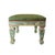 Green 19th Century Italian Faux Painted Bench With Scalamandré For Sale - Image 8 of 10