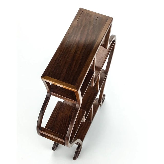 Tabletop Chinese Rosewood Etagere Display For Sale - Image 4 of 11