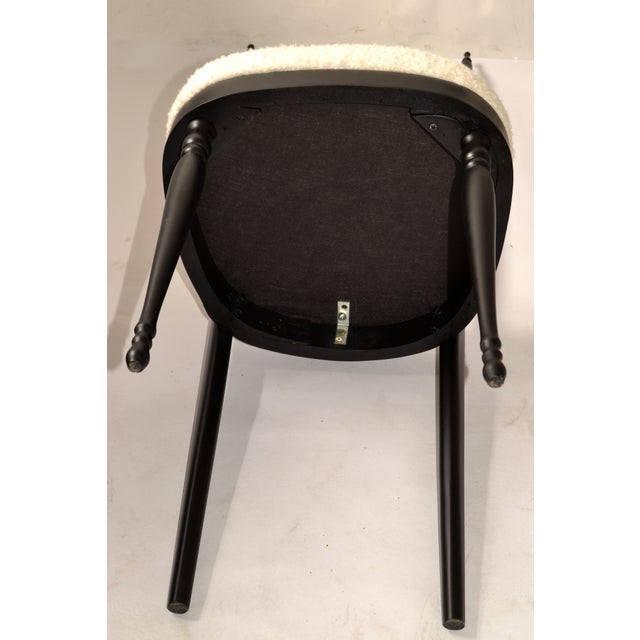 Pozzi & Verga Attributed Mid-Century Modern Sculptural Wooden Side Chairs Italy 1950, Pair For Sale - Image 14 of 17