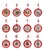 Twelve Days of Christmas Ornament (Set of 12) For Sale