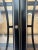 Mid 20th Century Vintage Black Lacquered Chinoiserie Bubble Glass Display Cabinet by Jasper Cabinet Company For Sale - Image 4 of 12