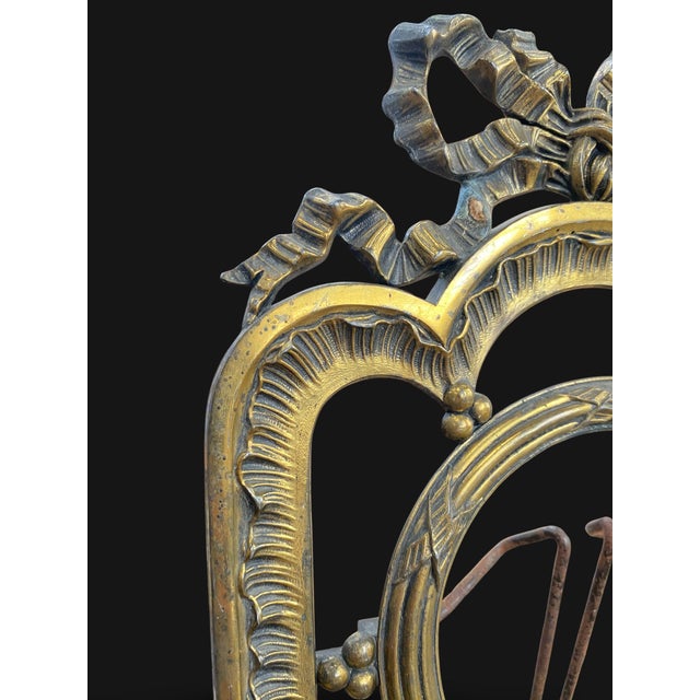 Rococo Large Gilt Bronze Photo Frame, France, 1800s For Sale - Image 3 of 13