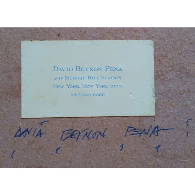 Shoreline Abstract Oil Painting For Sale - Image 4 of 4