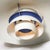 Mid-Century Ph5 Pendant White & Blue Enamel Chandelier by Poul Henningsen For Sale - Image 12 of 12