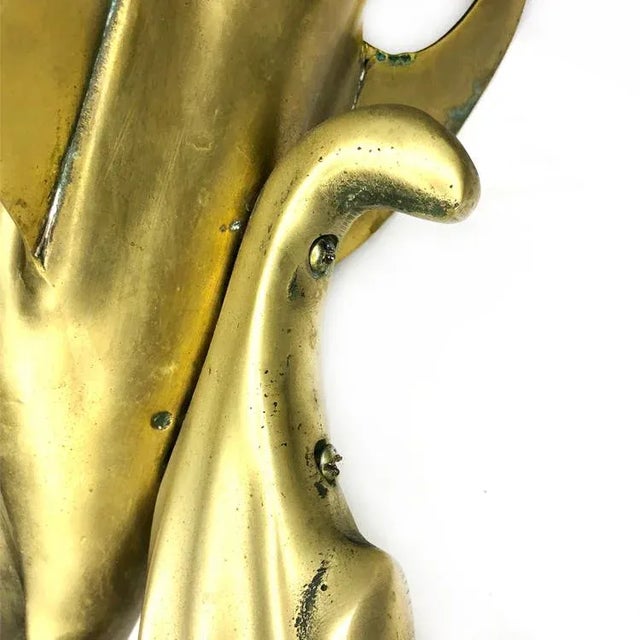 Brass 1980s Vintage Brass Dolphin Figurine For Sale - Image 8 of 10