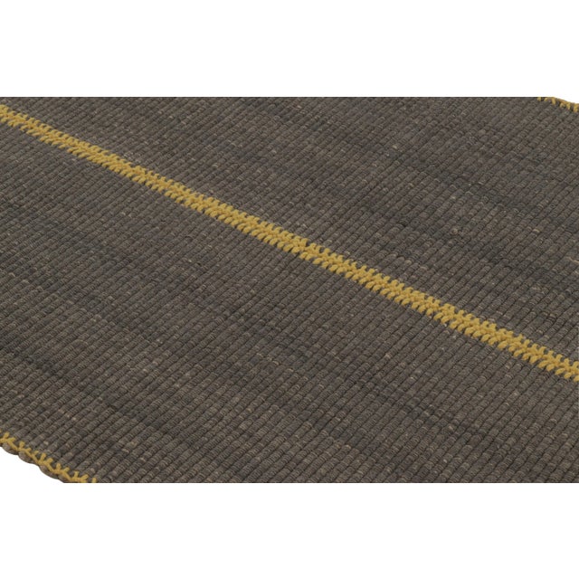Handwoven in wool, this 4x4 contemporary Kilim is from an exciting new custom-capable flatweave collection by Rug & Kilim....