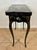 Chinese Black Lacquer Games Table with Hand-Painted Floral Decoration For Sale - Image 15 of 18