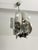 Metal 6-Light Chandelier in the style of Reggiani, 1970s For Sale - Image 7 of 9