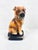 Add a touch of vintage mid-century charm to your shelves with this single ceramic Shar Pei dog figurine by Takahashi San...