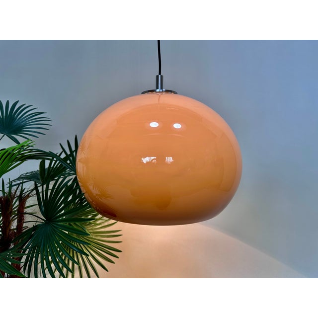 Plastic Large Hanging Space Age Globe Lamp from Staff Leuchten, Germany, 1960s For Sale - Image 7 of 17