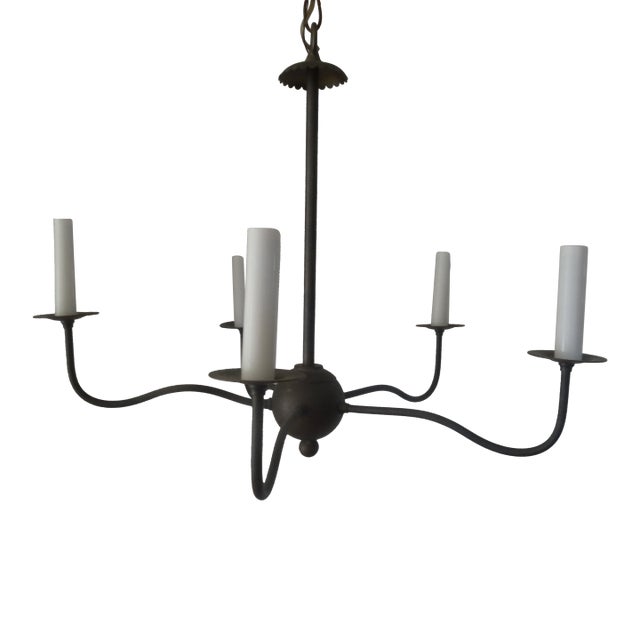 Vintage New England Style Chandelier For Sale