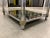 1980s Mid-Century Modern Chrome & Brass Tiered Glass End Table For Sale - Image 11 of 13