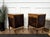 Art Deco Italian Nightstands in Burl Walnut, 1940s, Set of 2 For Sale - Image 10 of 11