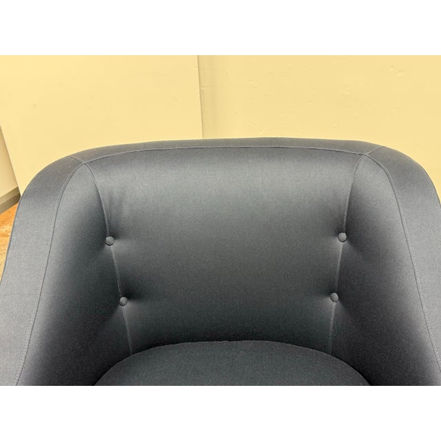 Wood Laura Kirar for Baker Furniture Neue Lounge Chairs, Pair For Sale - Image 7 of 12