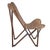 Kenneth Ludwig Chicago Leather Sling Chair For Sale - Image 4 of 11