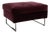 Embrace Stool in Fabric, Chrome, Velour and Velvet in Purple by Brühl For Sale