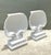 Late 20th Century Vintage Clam Shell Pedestals - Set of 2 For Sale - Image 5 of 18