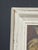 Vintage Signed Portrait Painting of a Woman in Profile With Windswept Hair For Sale - Image 9 of 10