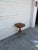Early 20th Century Vintage Federal Revival Wood Pedestal Side Table With Traditional Carved Details For Sale - Image 5 of 12