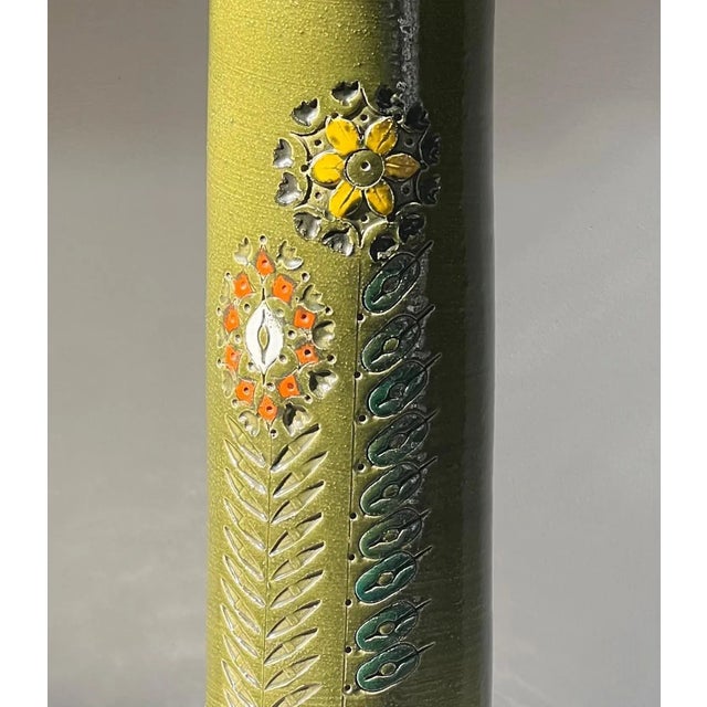 Mid-Century Modern A Monumental Vintage Italian Ceramic Vase By Bitossi, 1960S For Sale - Image 3 of 12