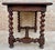 Wood Antique French Walnut Worktable For Sale - Image 7 of 15