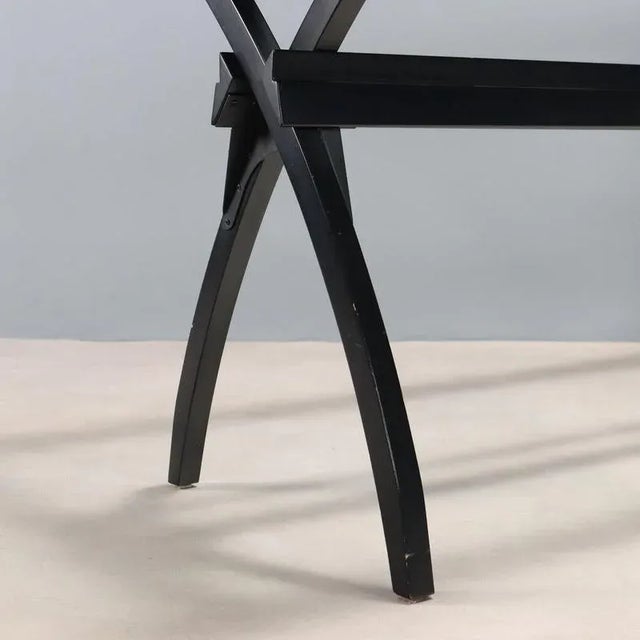 Wood Wood and Glass Desk, 1980s-1990s For Sale - Image 7 of 12