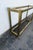 Hollywood Regency Brass Finish Long Narrow Library Tv Console Table 5766 For Sale - Image 4 of 12