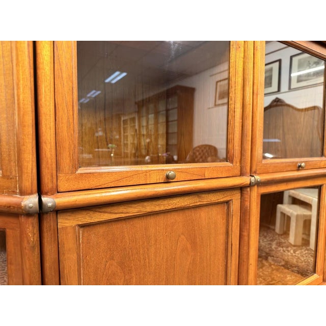 English Corner Bookcase from Globe Wernicke For Sale - Image 13 of 18