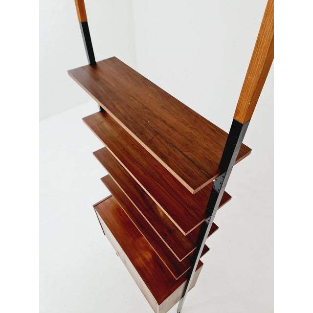 Vintage Moduclar Danish Teak Room Divider, 1960s For Sale - Image 5 of 10
