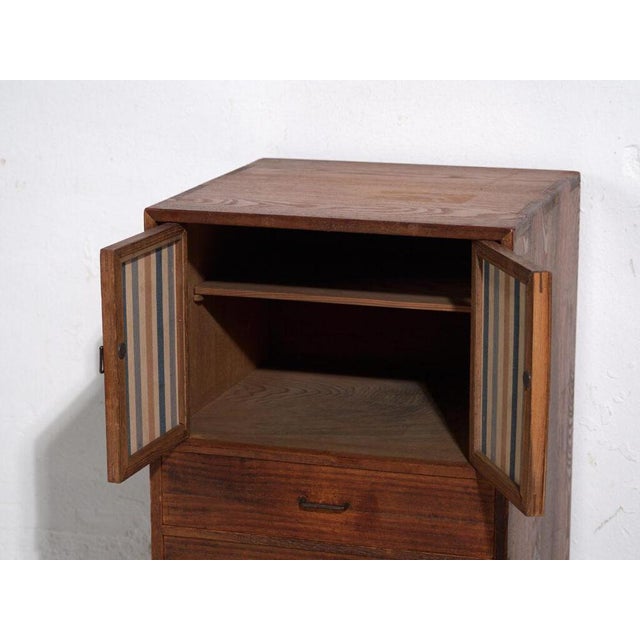 Brown Small Antique Japanese Cabinet | Antique Japanese Cupboard | Amaru For Sale - Image 8 of 14