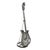 Decorative guitar made by hand with car parts, nuts, bolts and metal ropes. This piece is designed in the style of the...