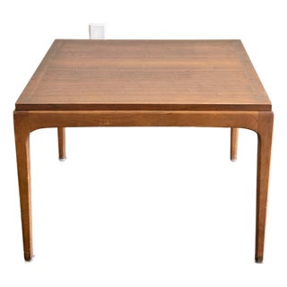 Vintage 1960s Lane Furniture Rhythm Walnut Occasional Table 997-06 — MCM Square Side End Table For Sale