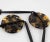 Contemporary Angela Caputi Long Necklace Tortoiseshell and Black Resin Bead For Sale - Image 3 of 12