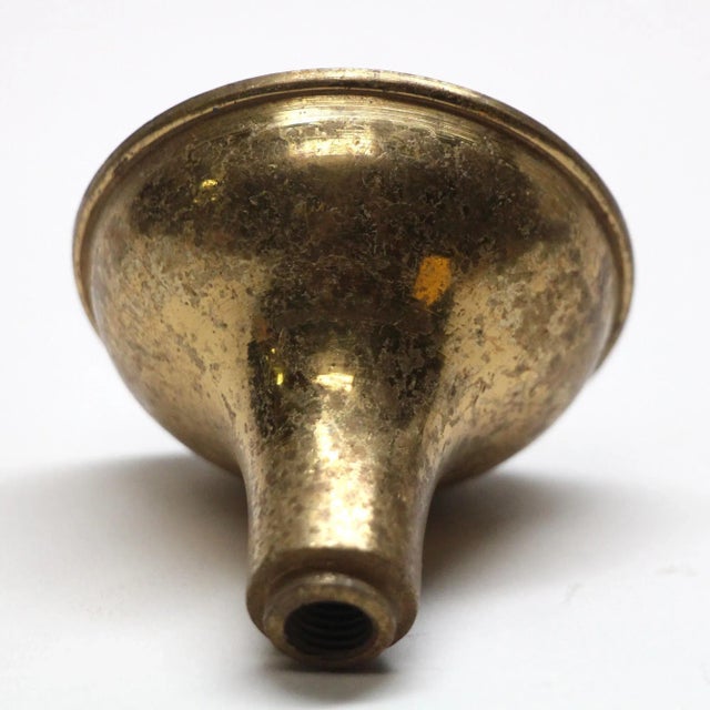 Vintage Brass Weave Passage Door Knob For Sale - Image 4 of 4