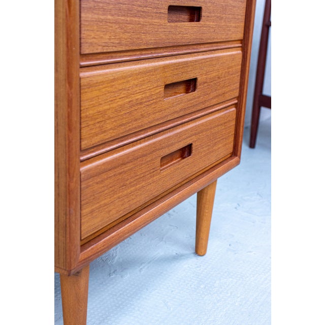 Danish Chest of Drawers in Teak, 1980s For Sale - Image 9 of 14