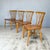 Ercol Candlestick Chiltern Elm and Beech Dining Chairs by Lucian Ercolani for Ercol, 1950s, Set of 4 For Sale - Image 4 of 14