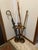 Vintage 1980s Walnut Double Umbrella Stick Stand For Sale - Image 17 of 17