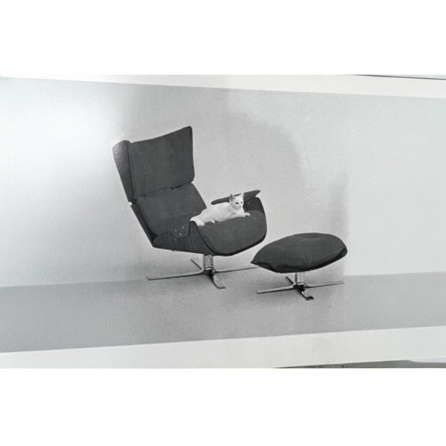 Brazilian Modern "Paulistana" Armchair With Ottoman by Jorge Zalszupin, C. 1959 - Lot 802a For Sale - Image 18 of 18