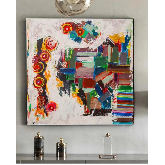 Early 21st Century Natalia Vypritskaia, Assembling the Self, Acrylic and Pastel For Sale - Image 5 of 13