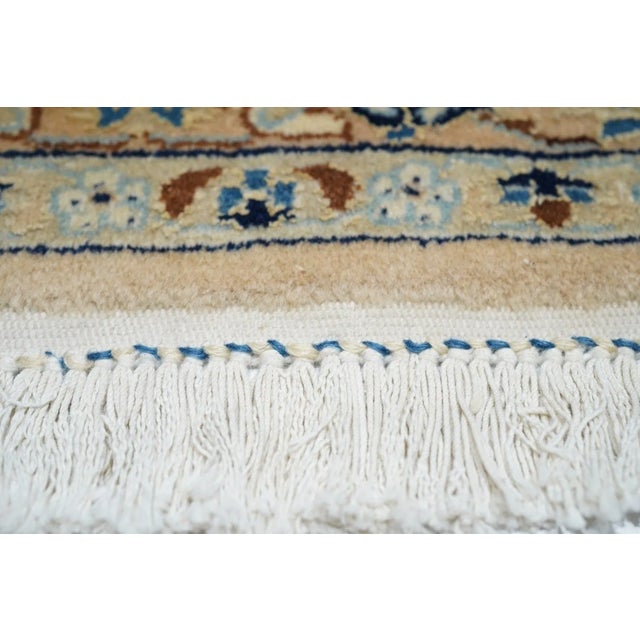 Extremely Fine Persian Nain HabibianRrug Wool & Silk 8'3'' X 11'9'' For Sale In New York - Image 6 of 11