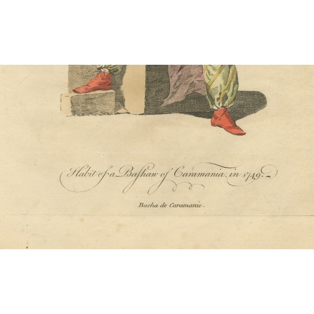 European School Artist, Bashaw of Caramania, 1749, Engraving For Sale - Image 9 of 10
