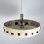 Metal Vintage DDR UFO Lamp in White with Red Elements, 1970s For Sale - Image 7 of 13